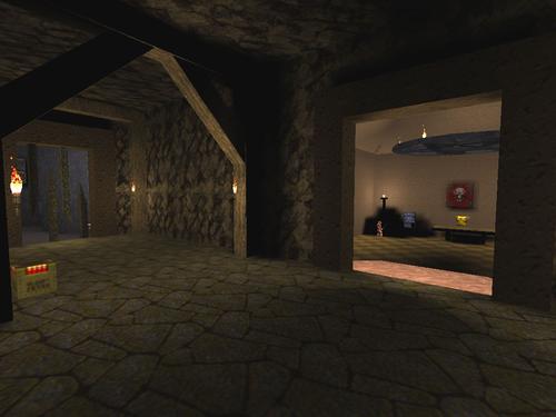 Screenshot of catacomb